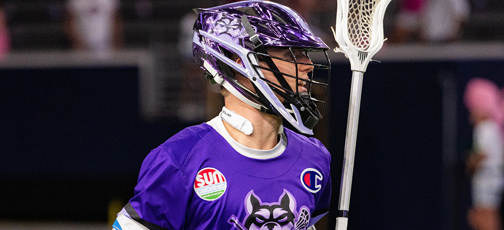 Lacrosse athlete Michael Sowers wearing Q-Collar